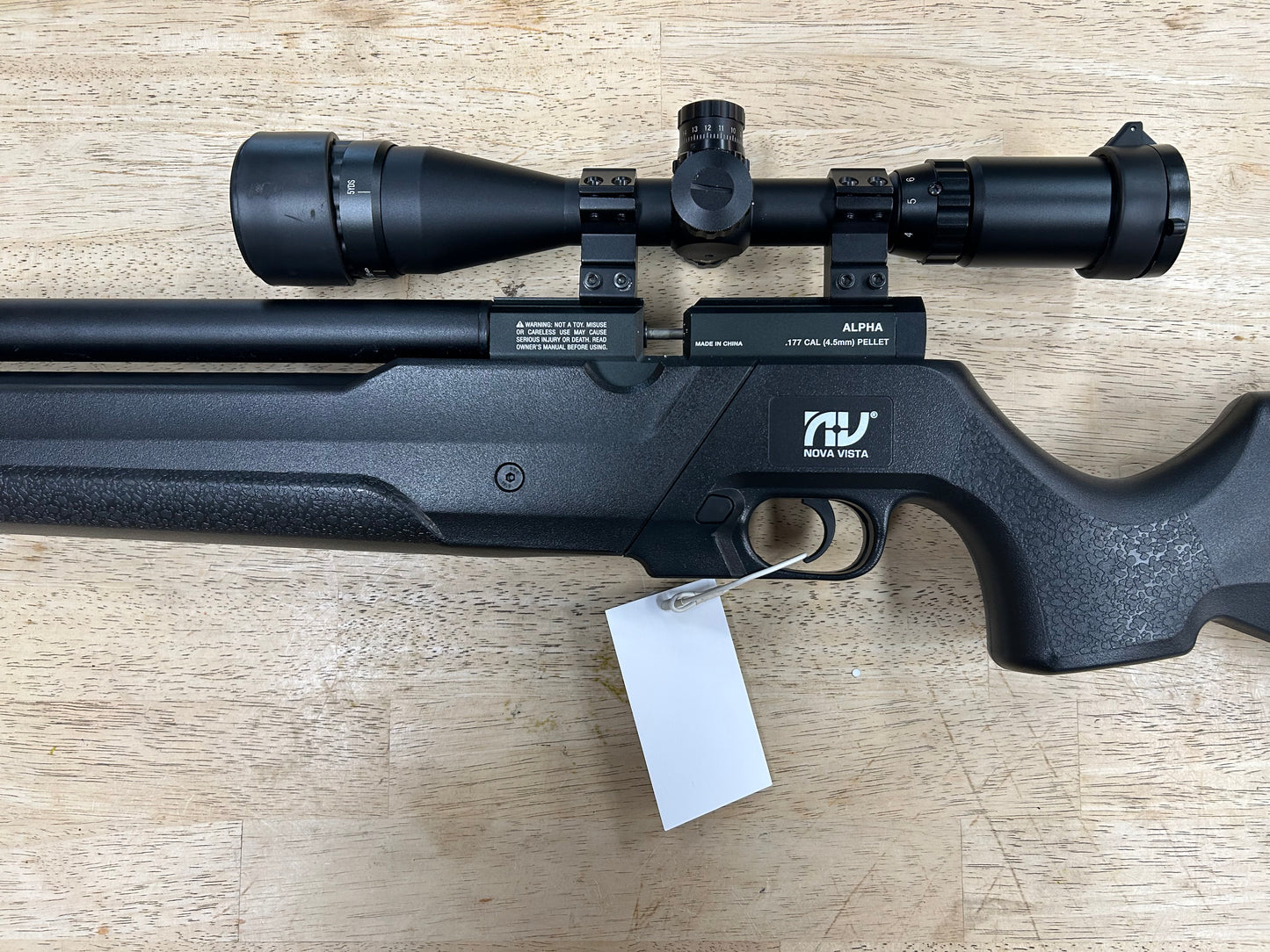 Nova Vista Alpha (.22) — Mint Condition — Complete with 3–9x40 Scope