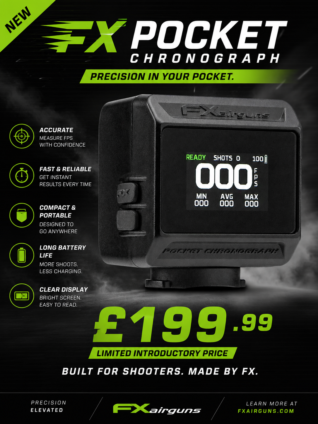 FX Pocket D1 Chronograph