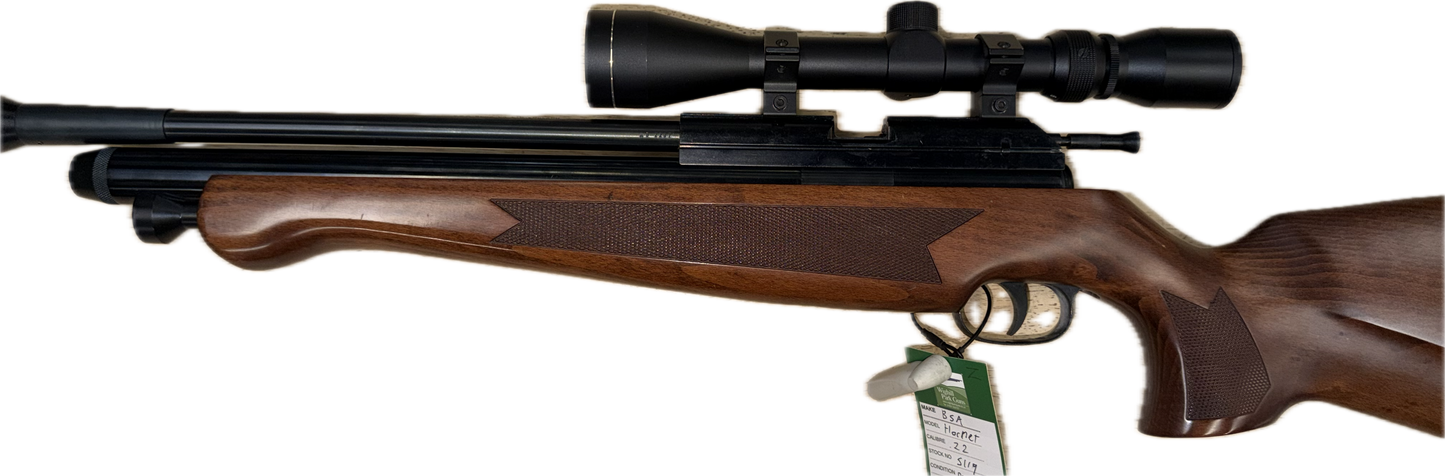 BSA HORNET .22 W/3-9X40 SCOPE