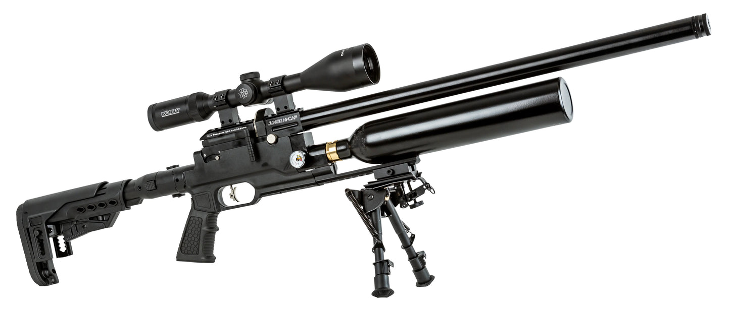 KRAL JUMBO HI CAP BLACK .22 W/HAWKE 3-9X50 AO SCOPE