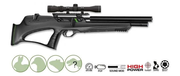Remington T-Rex Bullpup .25 w/Scope And Free Hand Pump