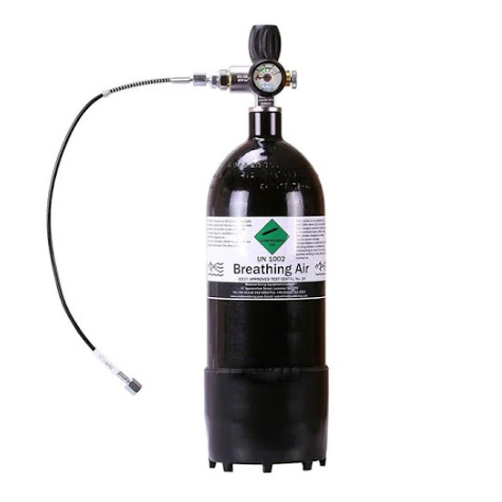 MIDLAND 4 LTR. 300 BAR CYLINDER C/W GAUGE & BOOT