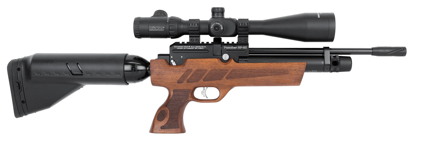 KRAL NP02 PCP AIR RIFLE .177 BLACK