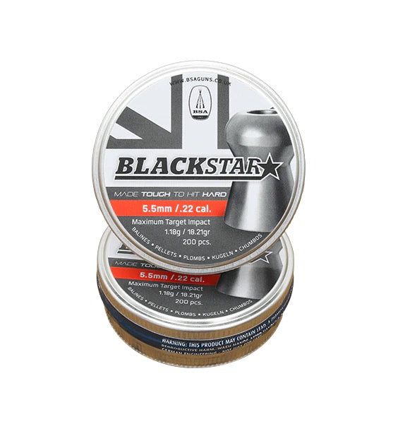 BSA BLACKSTAR PREMIUM PELLETS 18.21GR .22