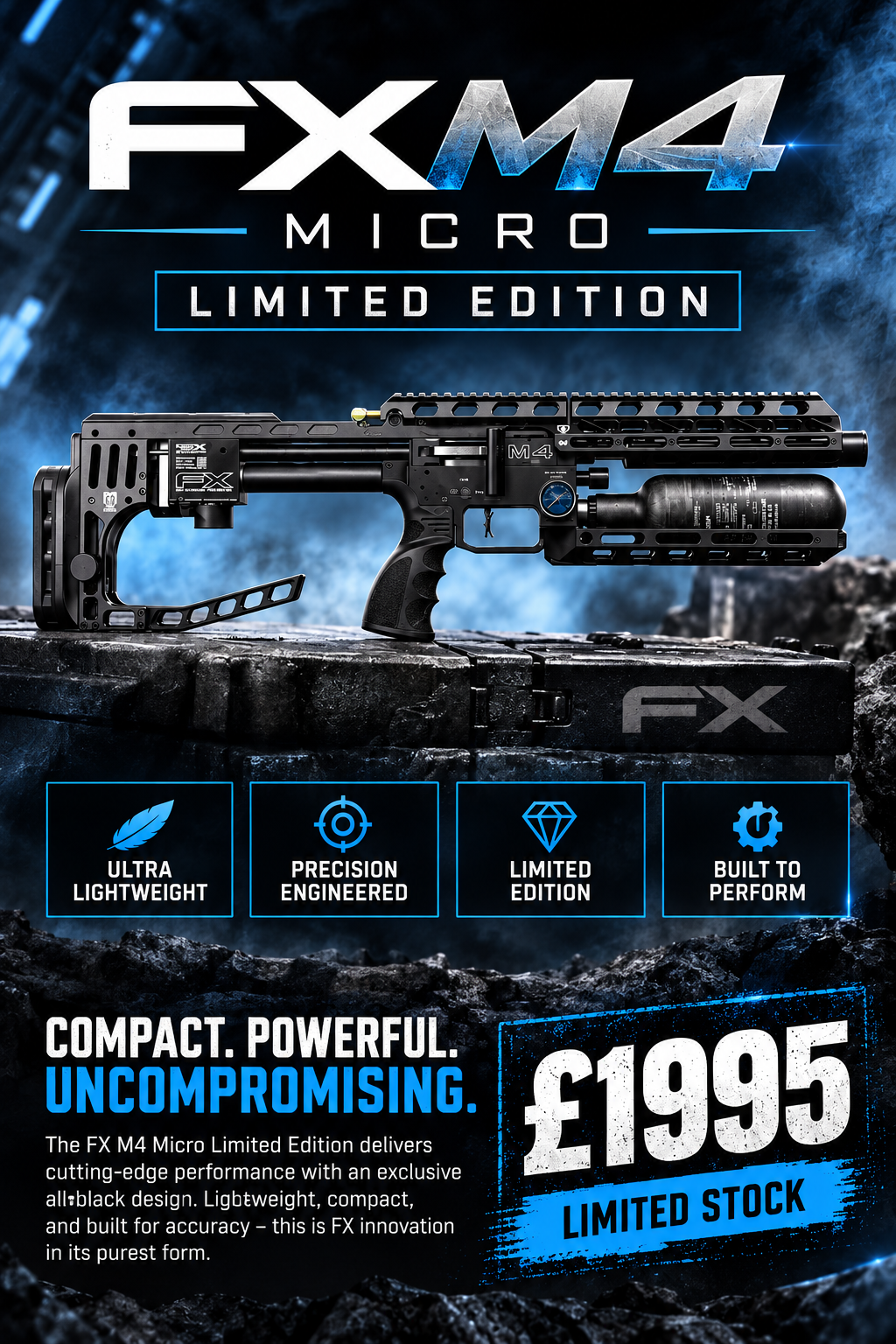 FX M4 MICRO BLACK .22 - LIMITED EDITION