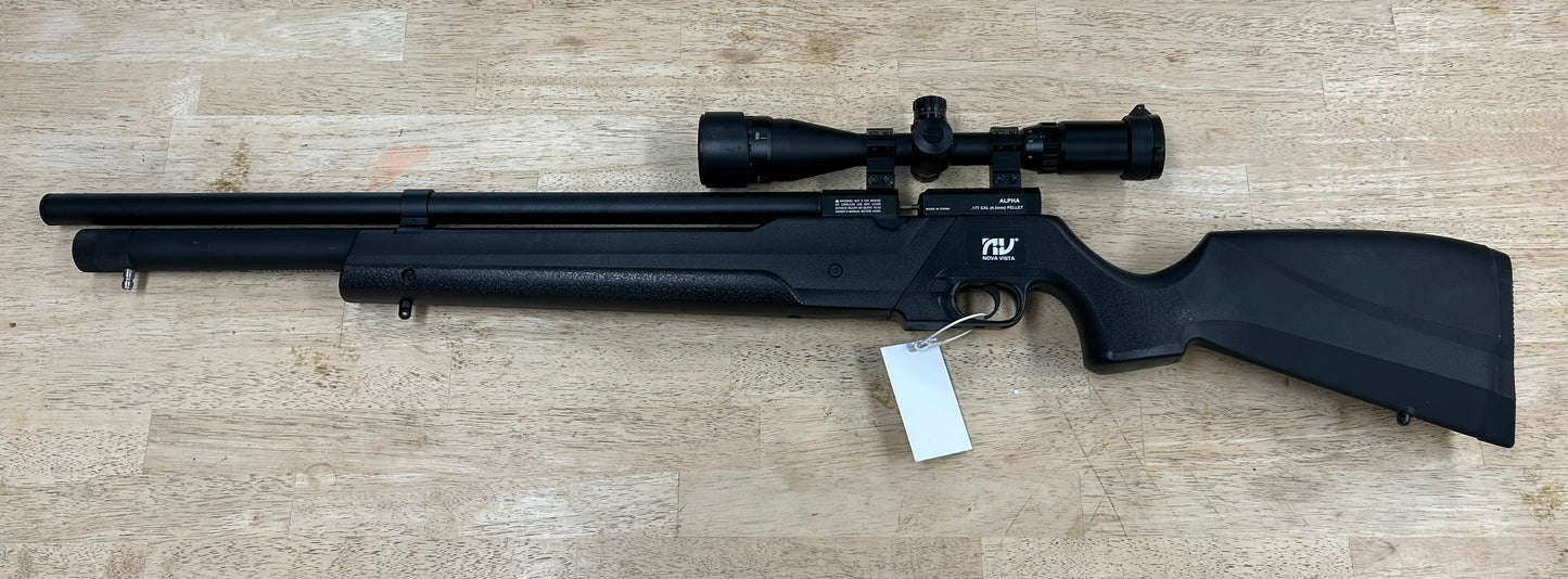 Nova Vista Alpha (.22) — Mint Condition — Complete with 3–9x40 Scope