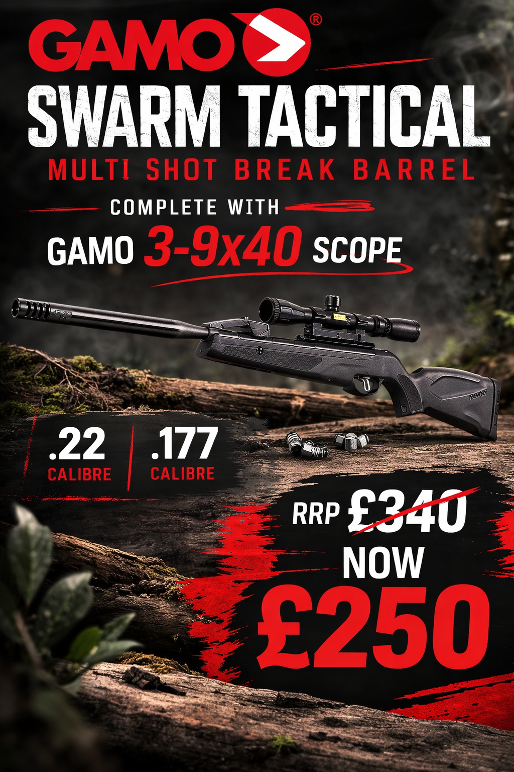GAMO MAXXIM SWARM TACTICAL .22