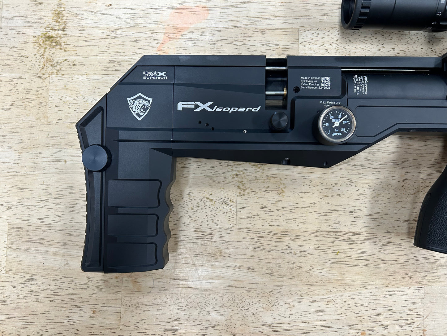 FX Leopard — As New (Ex-Demo) .177 — Konus F30 4–16x + Hard Case