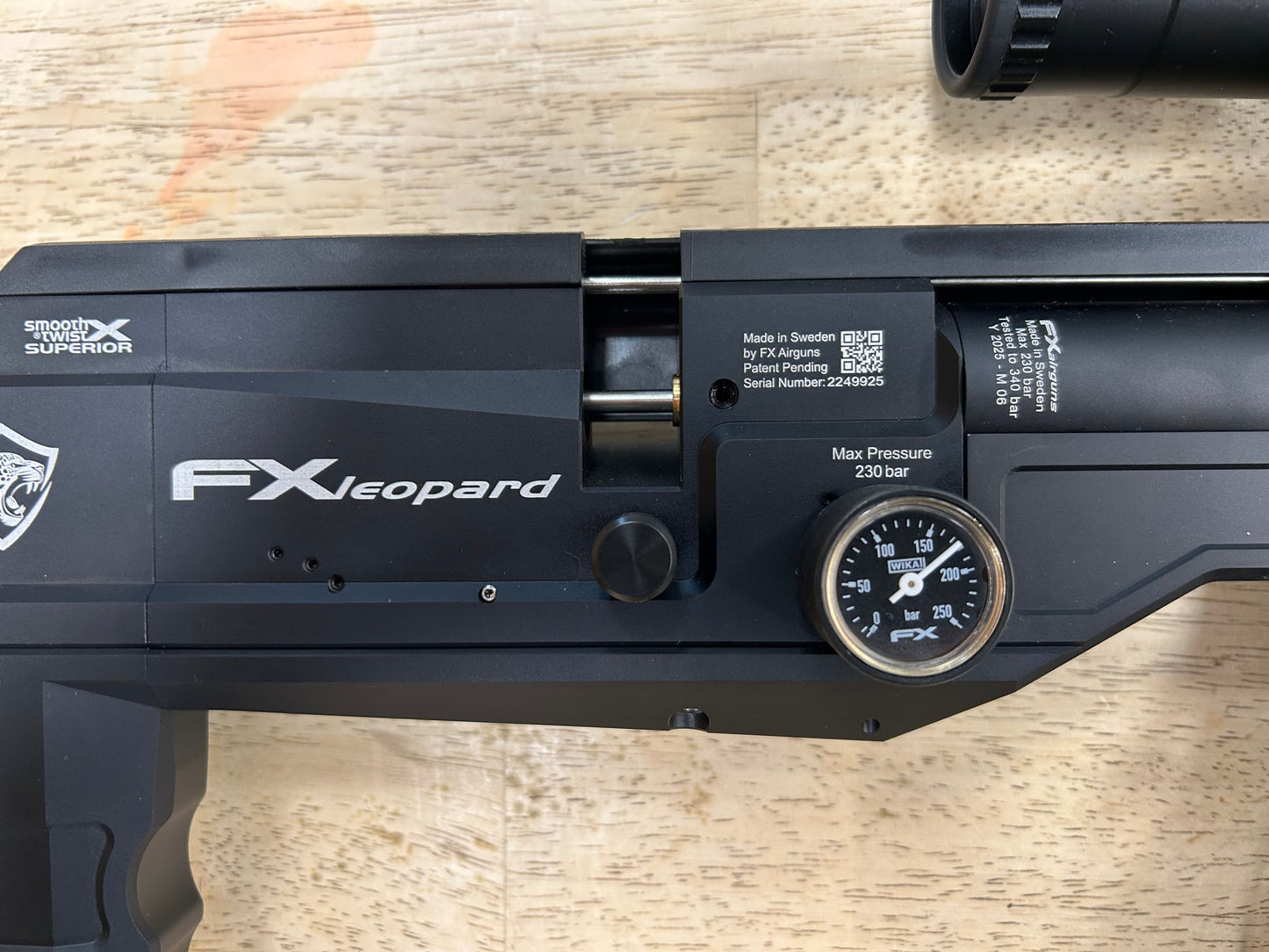 FX Leopard — As New (Ex-Demo) .177 — Konus F30 4–16x + Hard Case