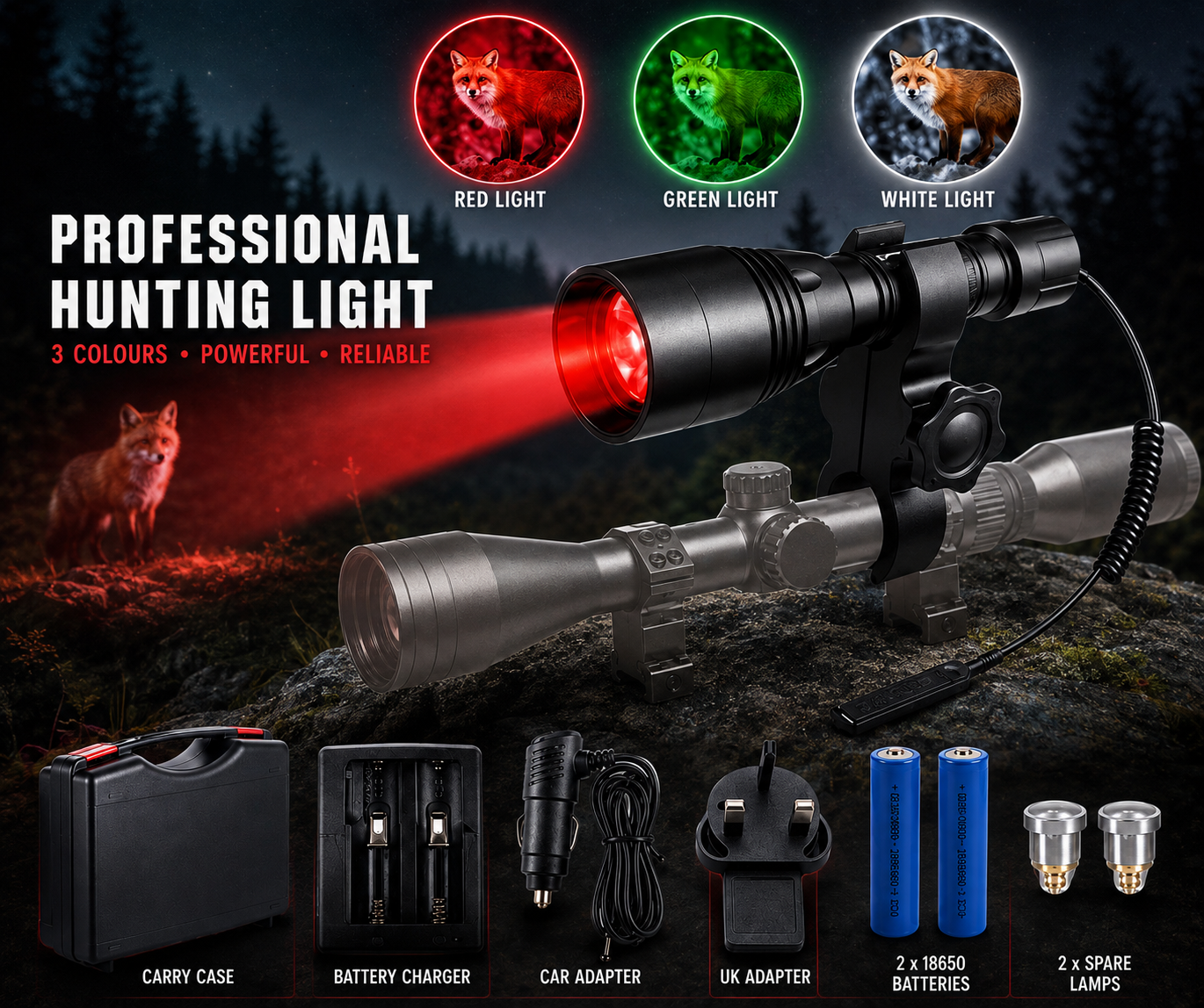 CREE XP-E2 LED GUN LIGHT