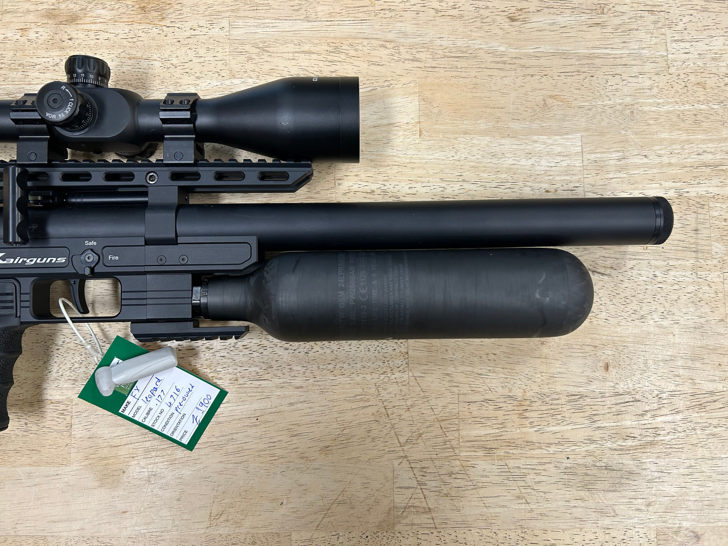 FX Leopard — As New (Ex-Demo) .177 — Konus F30 4–16x + Hard Case