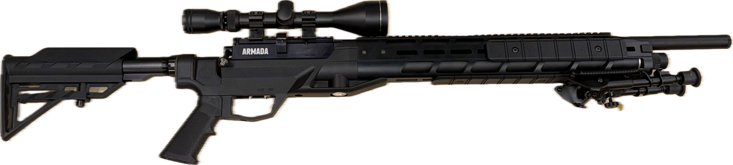 BENJAMIN ARMADA .22 - W/SCOPE AND BIPOD