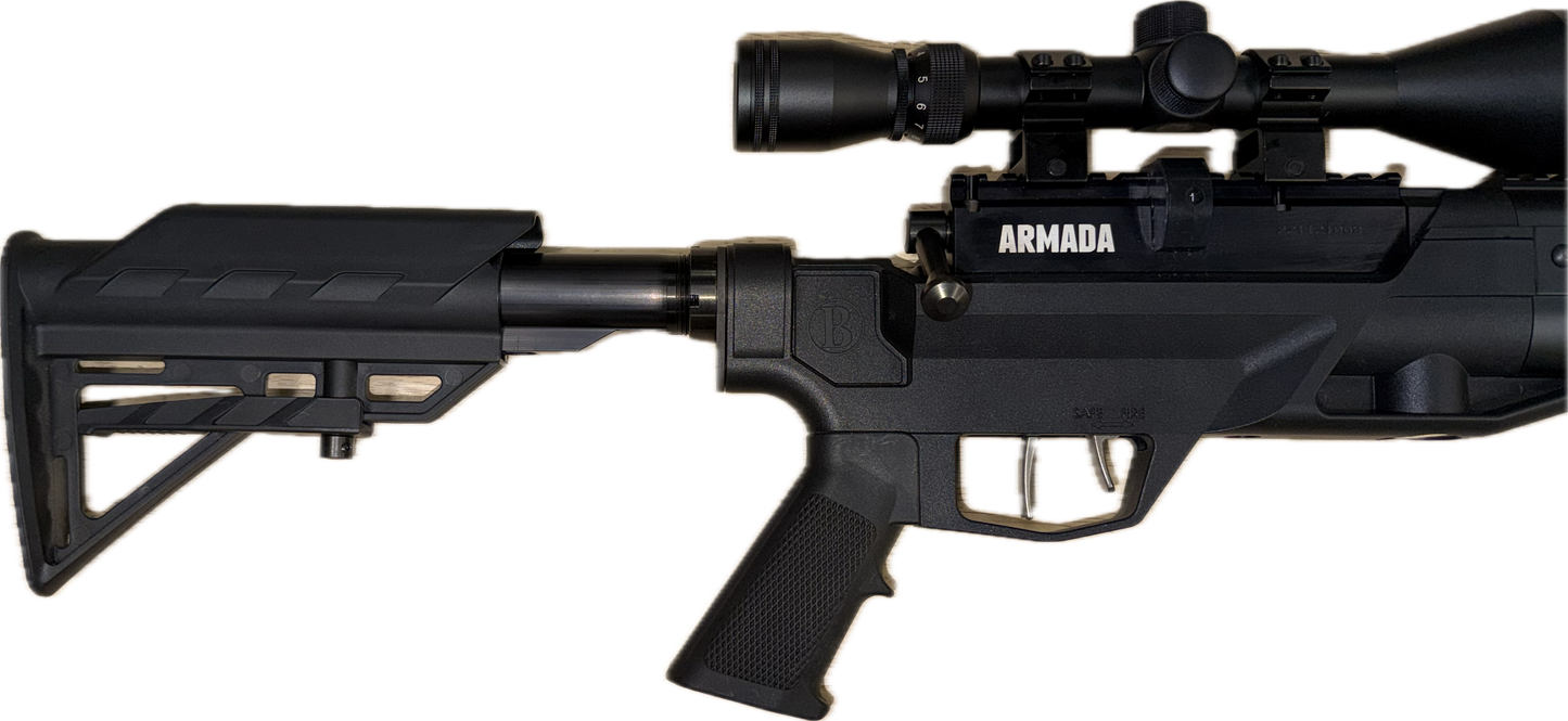 BENJAMIN ARMADA .22 - W/SCOPE AND BIPOD