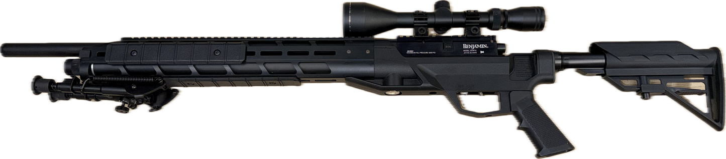 BENJAMIN ARMADA .22 - W/SCOPE AND BIPOD