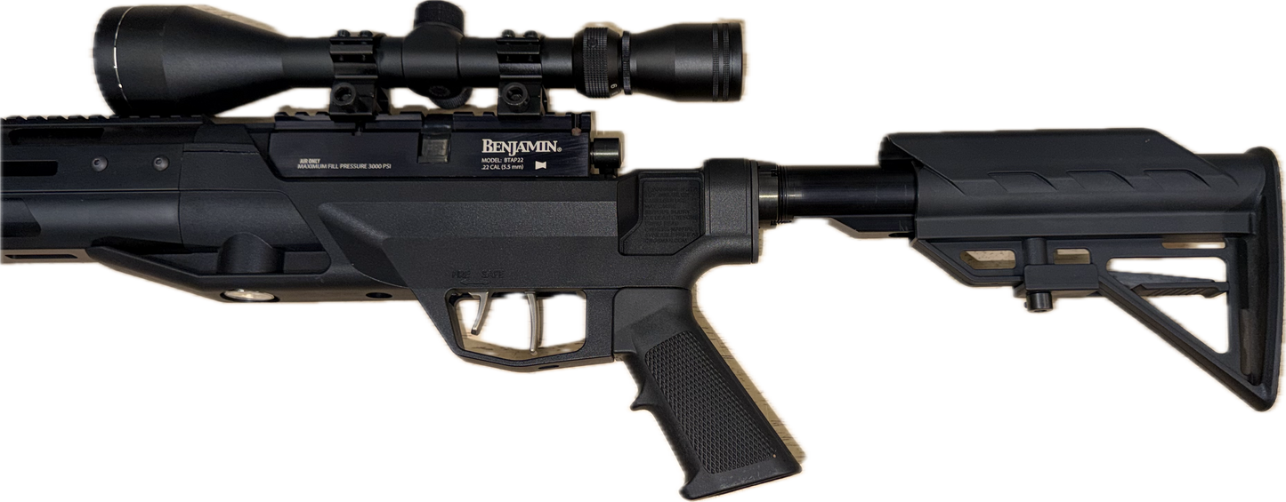 BENJAMIN ARMADA .22 - W/SCOPE AND BIPOD