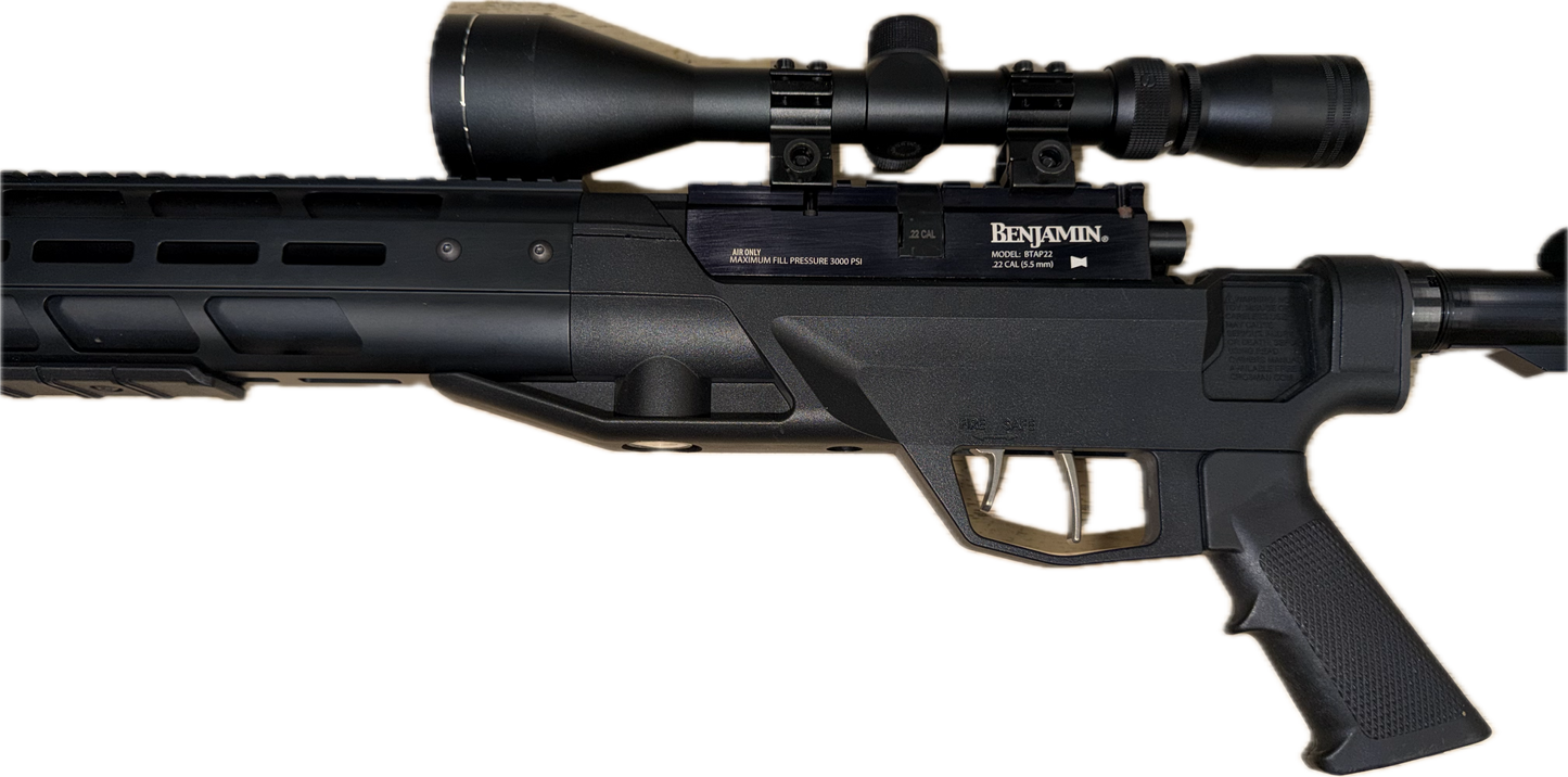 BENJAMIN ARMADA .22 - W/SCOPE AND BIPOD