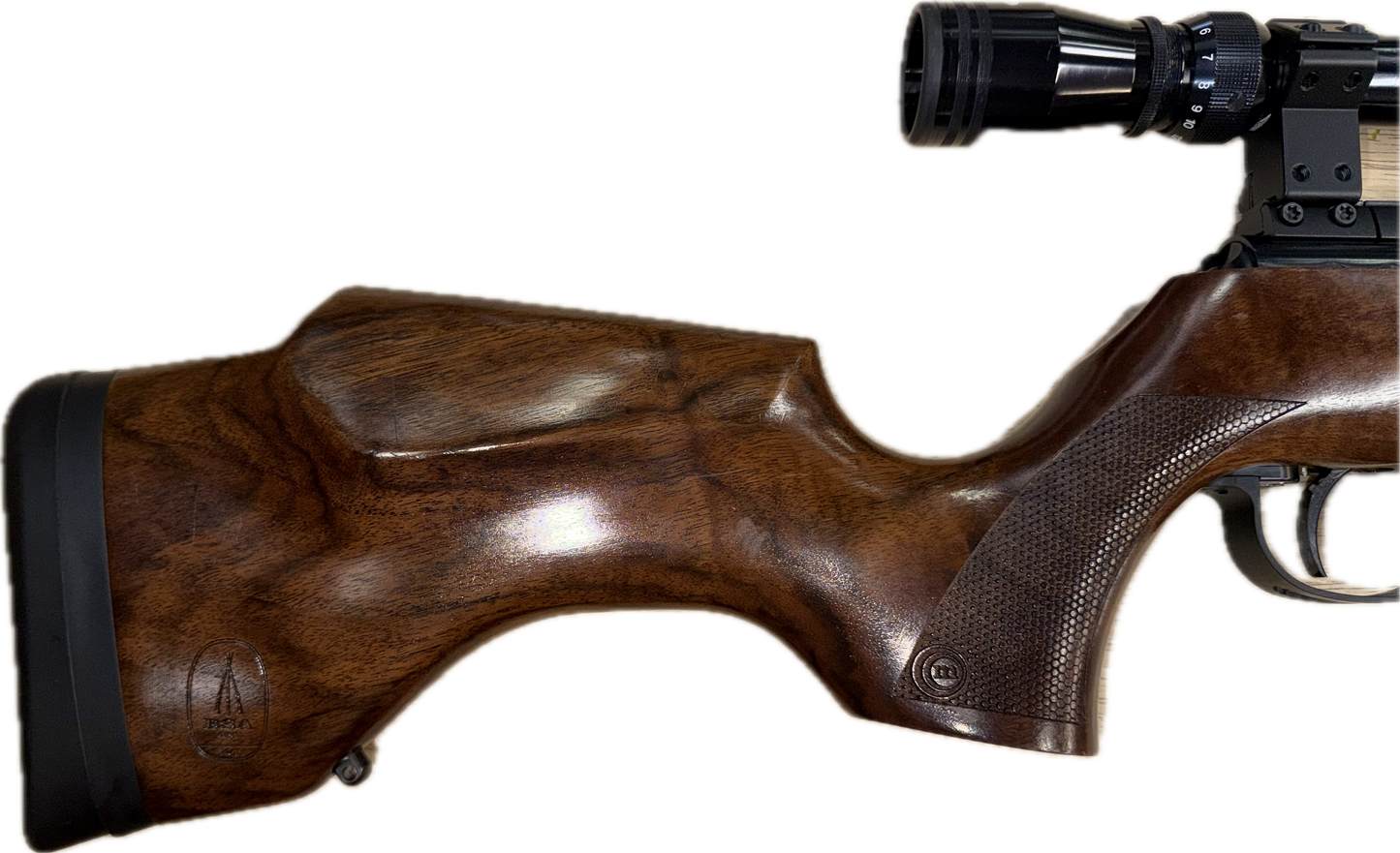 BSA LIGHTNING CLX .177 WALNUT W/TASCO 4-16 SCOPE