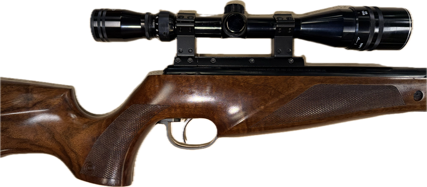 BSA LIGHTNING CLX .177 WALNUT W/TASCO 4-16 SCOPE