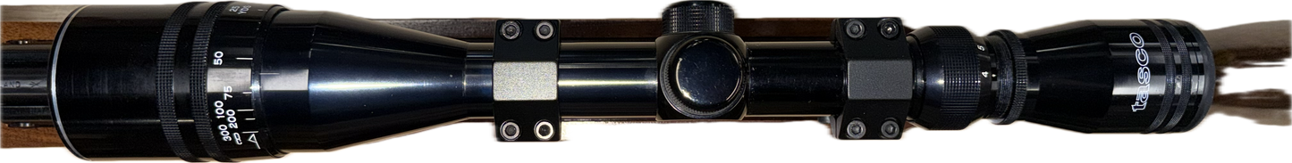 BSA LIGHTNING CLX .177 WALNUT W/TASCO 4-16 SCOPE