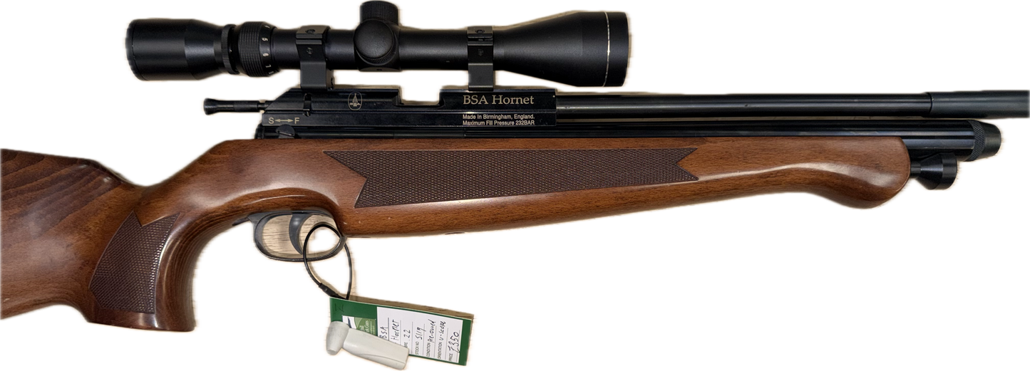 BSA HORNET .22 W/3-9X40 SCOPE