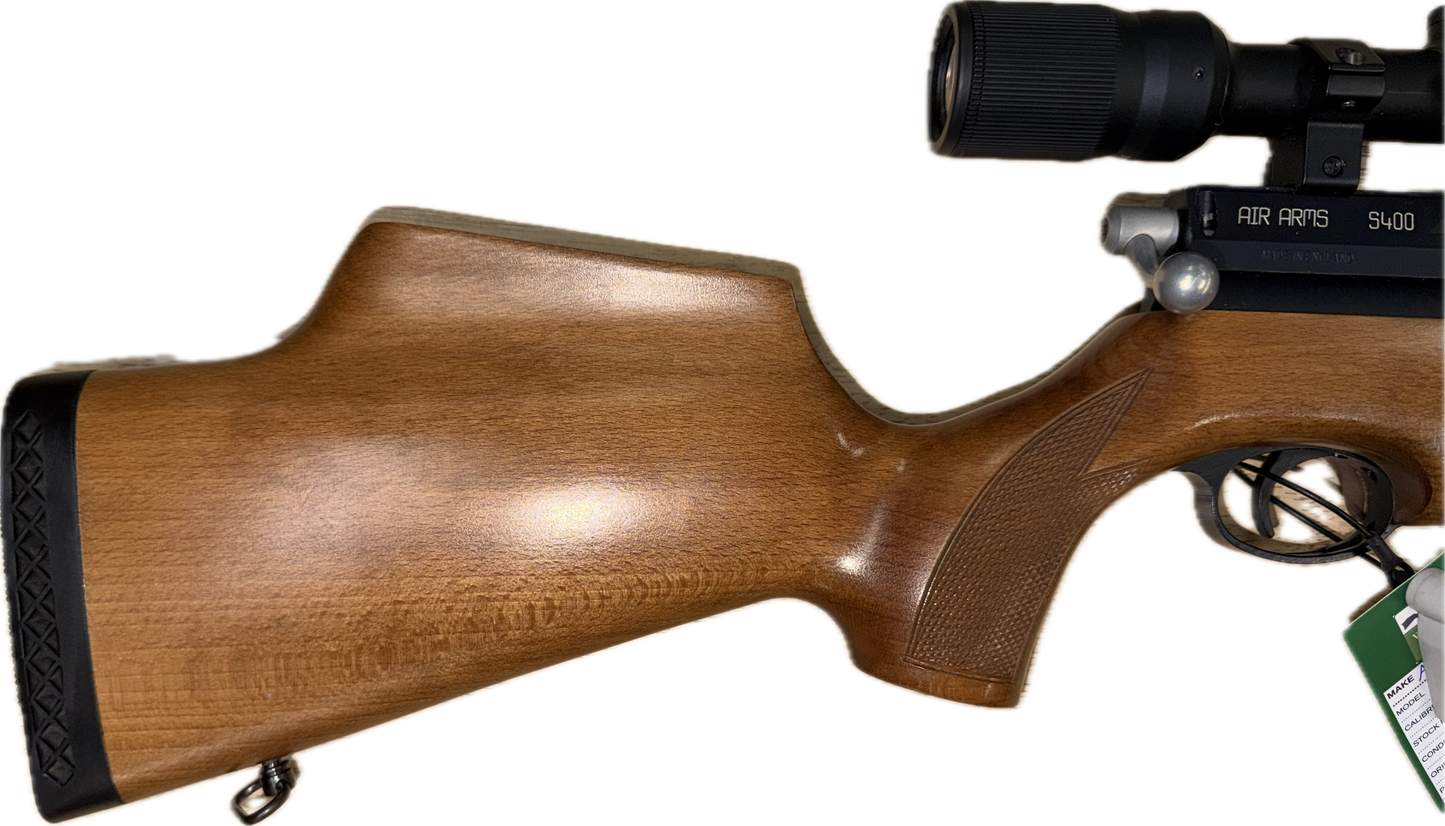 AIR ARMS S400 .177 W/BUSHNELL 4-14 SCOPE