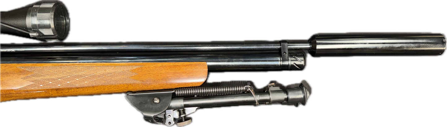 BROCOCK CONCEPT SUPER 6 .22 W/SCOPE, SILENCER & BIPOD