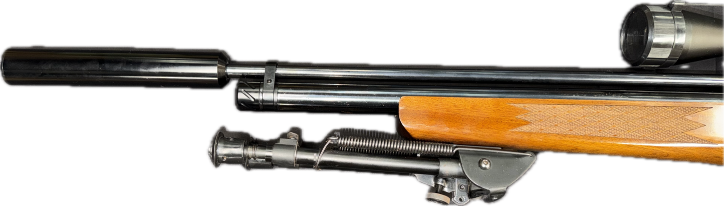 BROCOCK CONCEPT SUPER 6 .22 W/SCOPE, SILENCER & BIPOD
