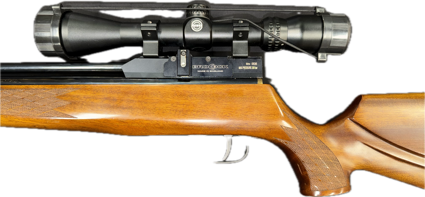 BROCOCK CONCEPT SUPER 6 .22 W/SCOPE, SILENCER & BIPOD