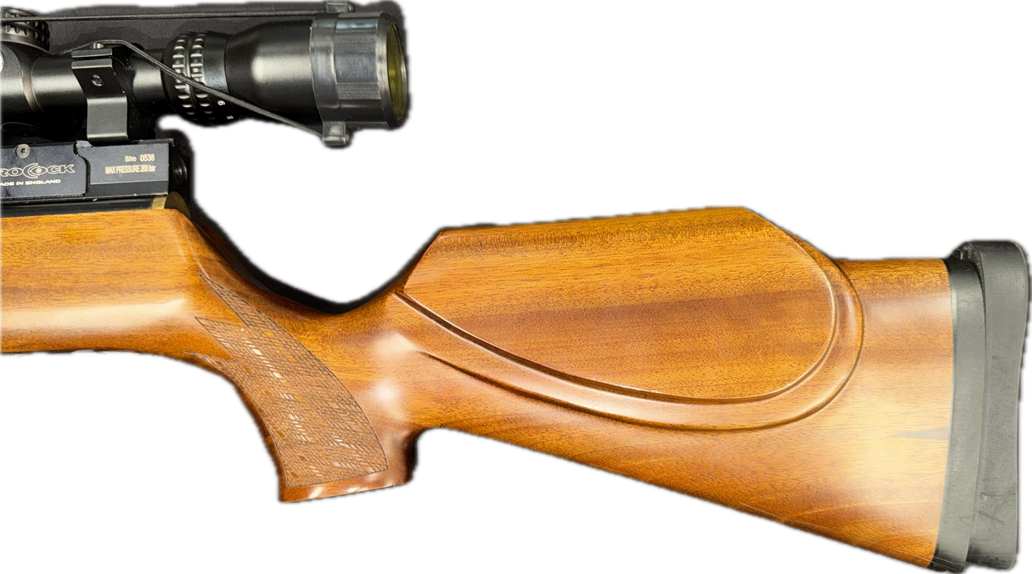 BROCOCK CONCEPT SUPER 6 .22 W/SCOPE, SILENCER & BIPOD