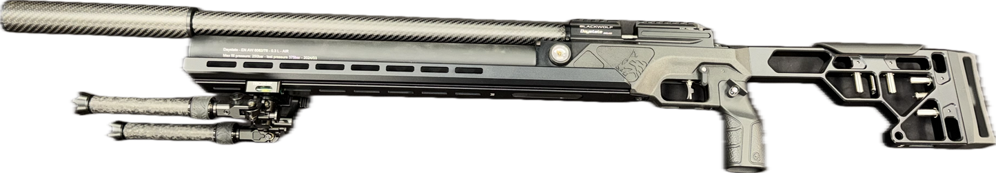 DAYSTATE BLACKWOLF .22 - MINT W/TRICER BIPOD & SILENCER - ON HOLD