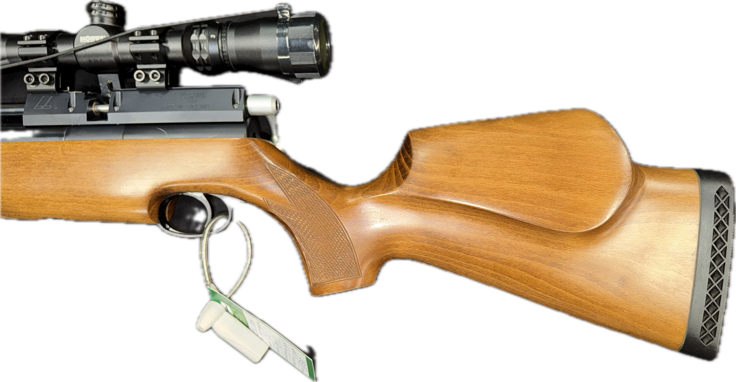 AIR ARMS S410 .22, W/SCOPE & SILENCER