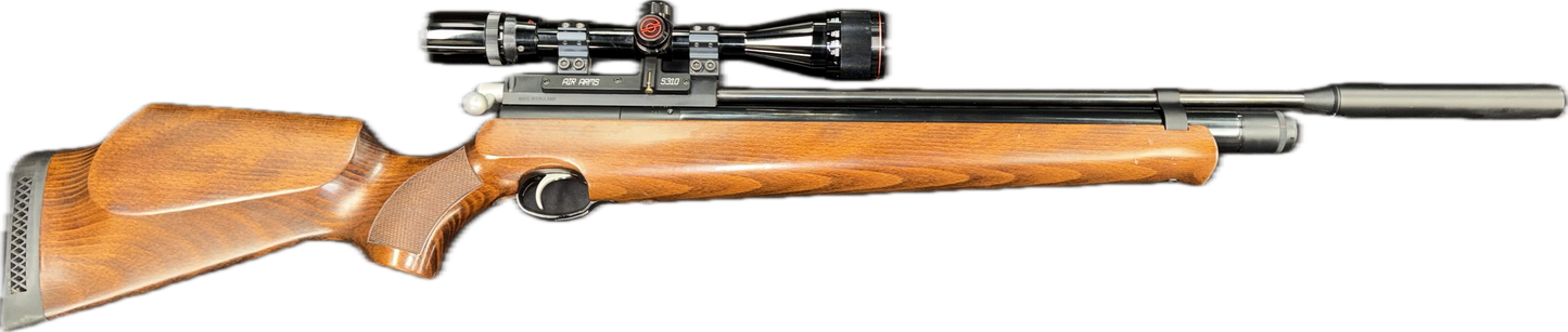 Air Arms S310 .22, W/scope & Silencer