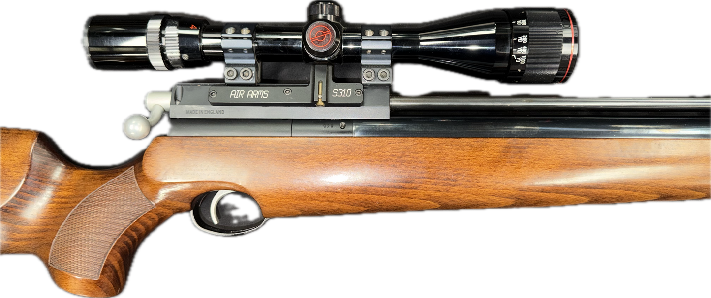 Air Arms S310 .22, W/scope & Silencer
