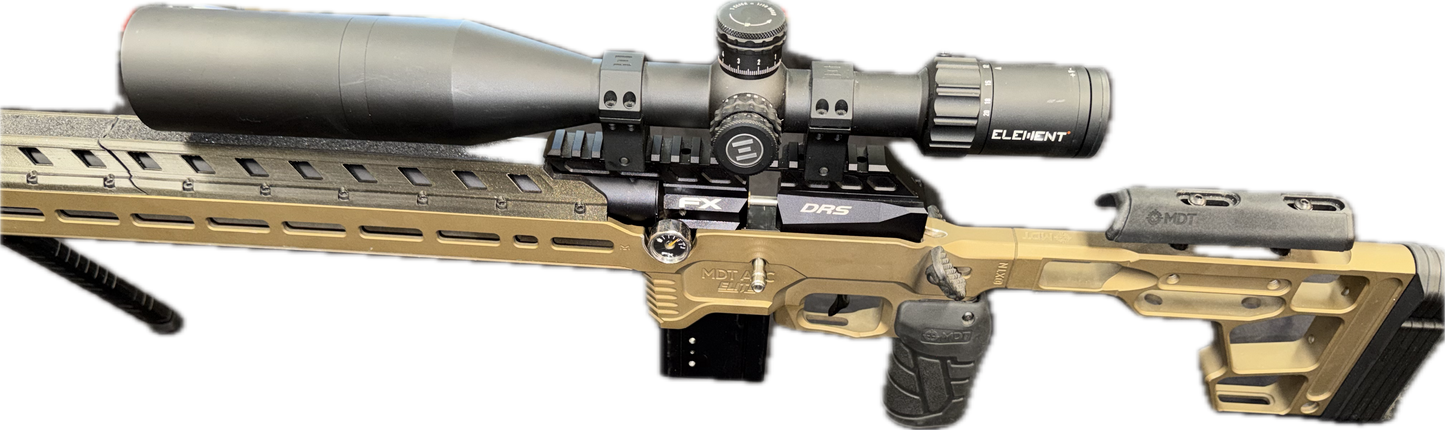 FX DRS MDT .22 W/SCOPE, BIPOD & SILENCER