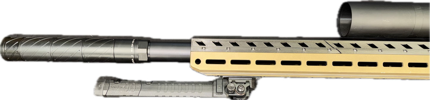 FX DRS MDT .22 W/SCOPE, BIPOD & SILENCER