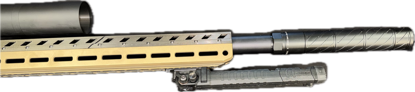 FX DRS MDT .22 W/SCOPE, BIPOD & SILENCER