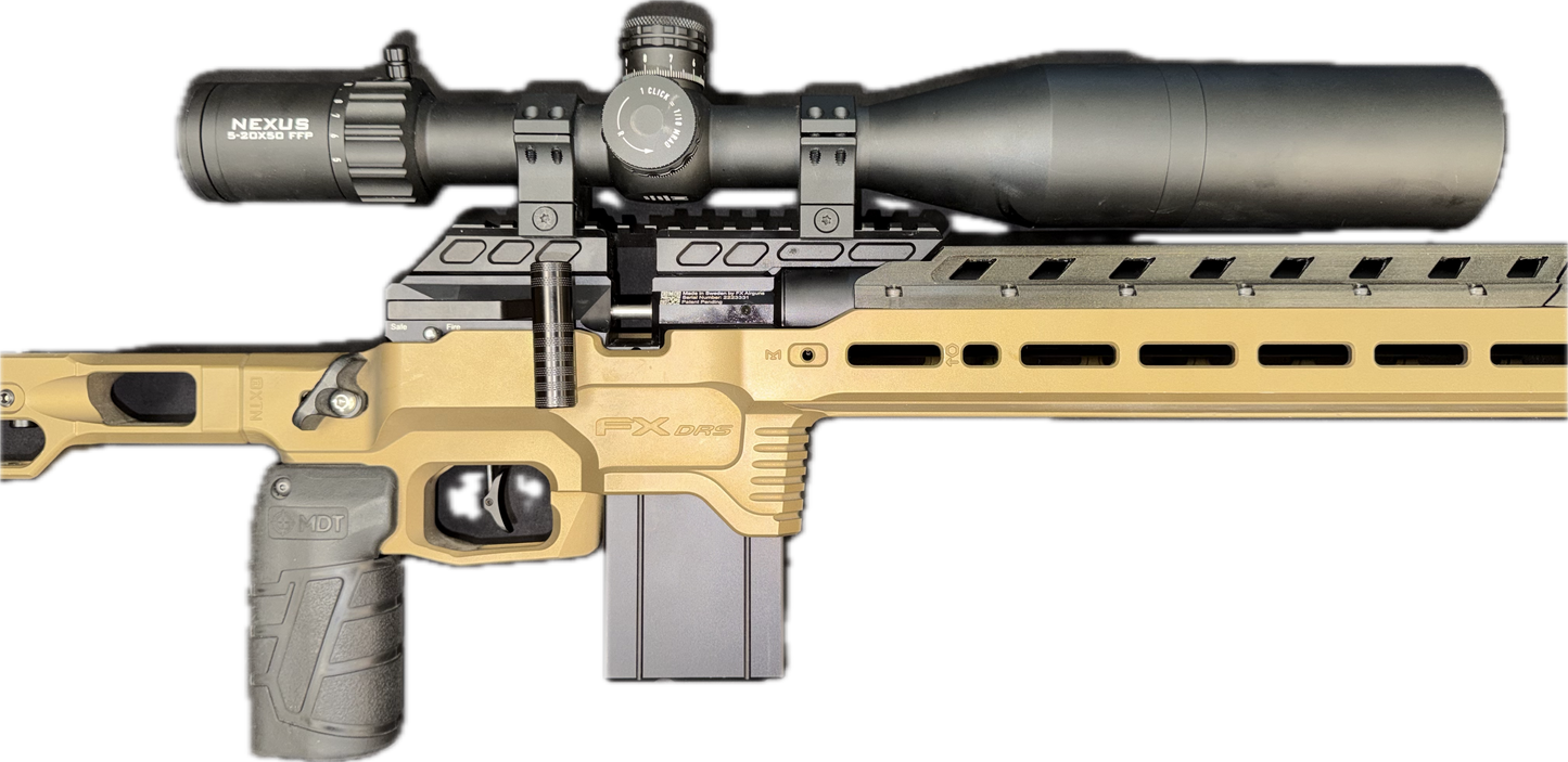 FX DRS MDT .22 W/SCOPE, BIPOD & SILENCER