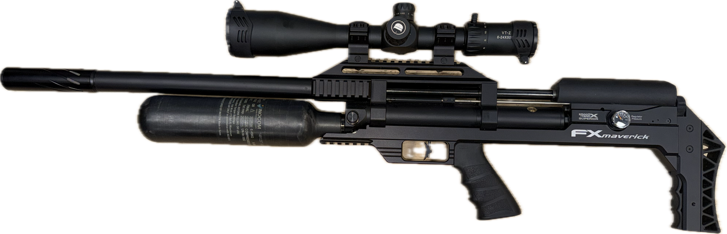 FX Maverick .177 W/Discovery scope & Hugget Silencer