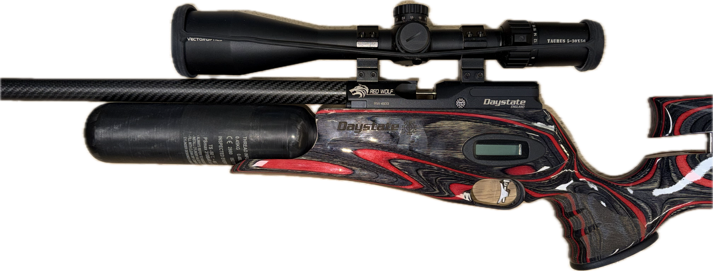 Daystate Red Wolf .177 W/Vector Optic Scope & Atom Silencer