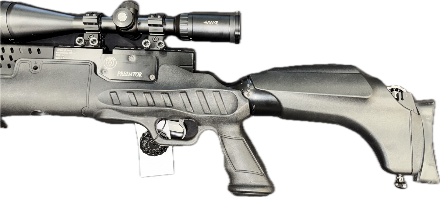 Hatsan Predator .22 PCP Rifle w/scope & bipod