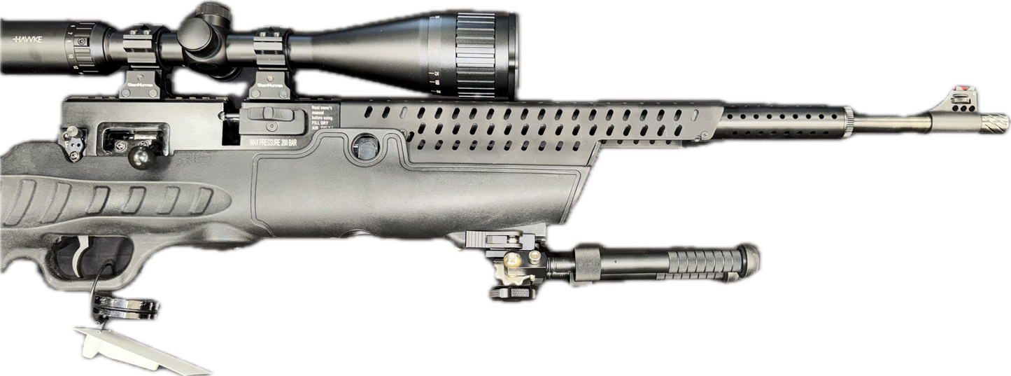 Hatsan Predator .22 PCP Rifle w/scope & bipod