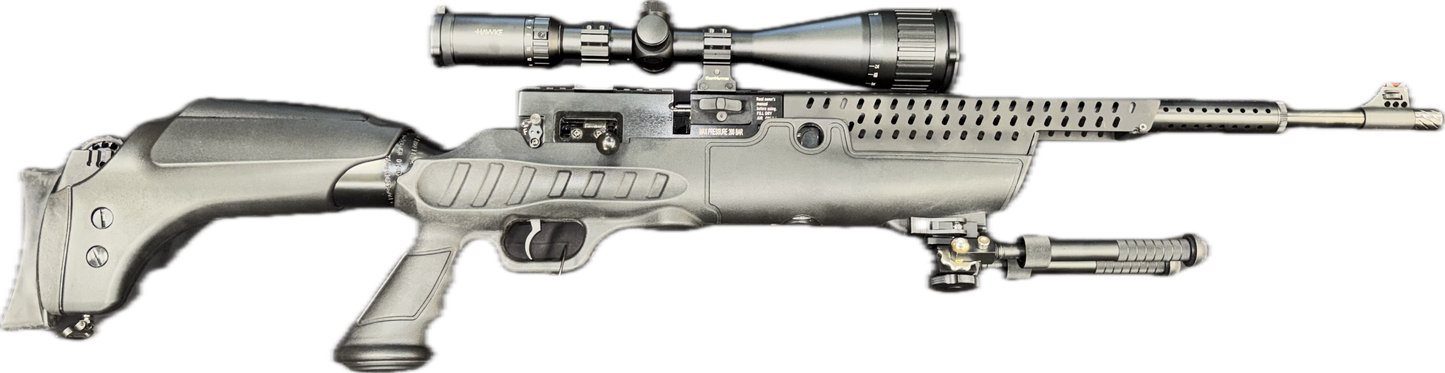 Hatsan Predator .22 PCP Rifle w/scope & bipod
