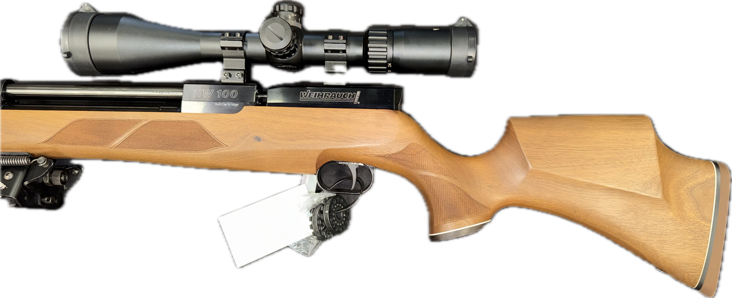 Weihrauch HW100S .177 W/scope & Bipod
