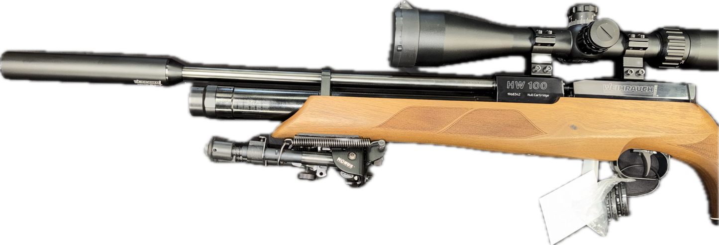 Weihrauch HW100S .177 W/scope & Bipod