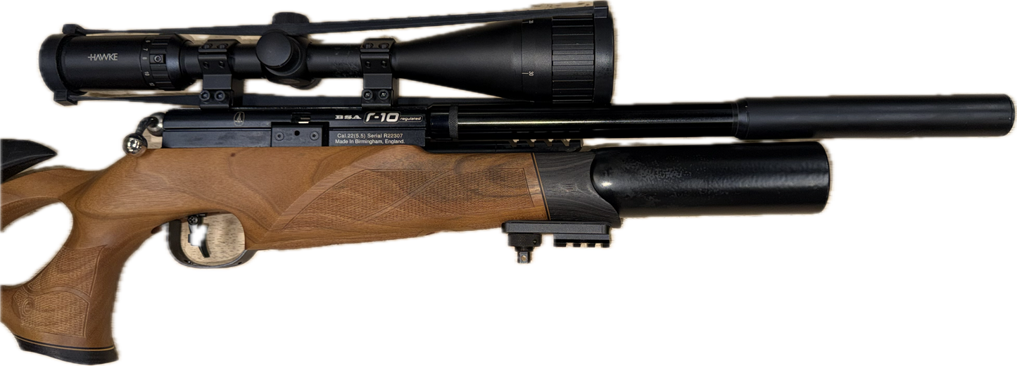 BSA R10 .22 Thumb Hole Walnut W/Scope