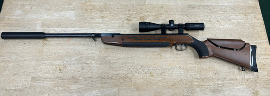 WEIHRAUCH HW98 .177 W/HAWKE SCOPE AND SOUND MOD