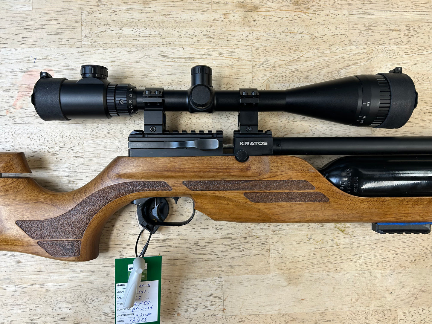 BENJAMIN KRATOS .22 EXCELLENT CONDITION W/RICHTER 6-24X50 AO SCOPE