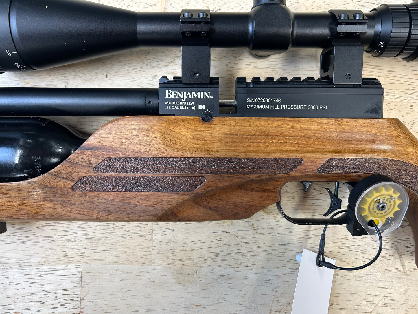 BENJAMIN KRATOS .22 EXCELLENT CONDITION W/RICHTER 6-24X50 AO SCOPE