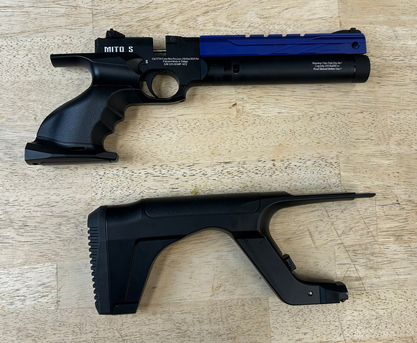 REXIMEX MITO .177 AS NEW BLUE .177 PISTOL