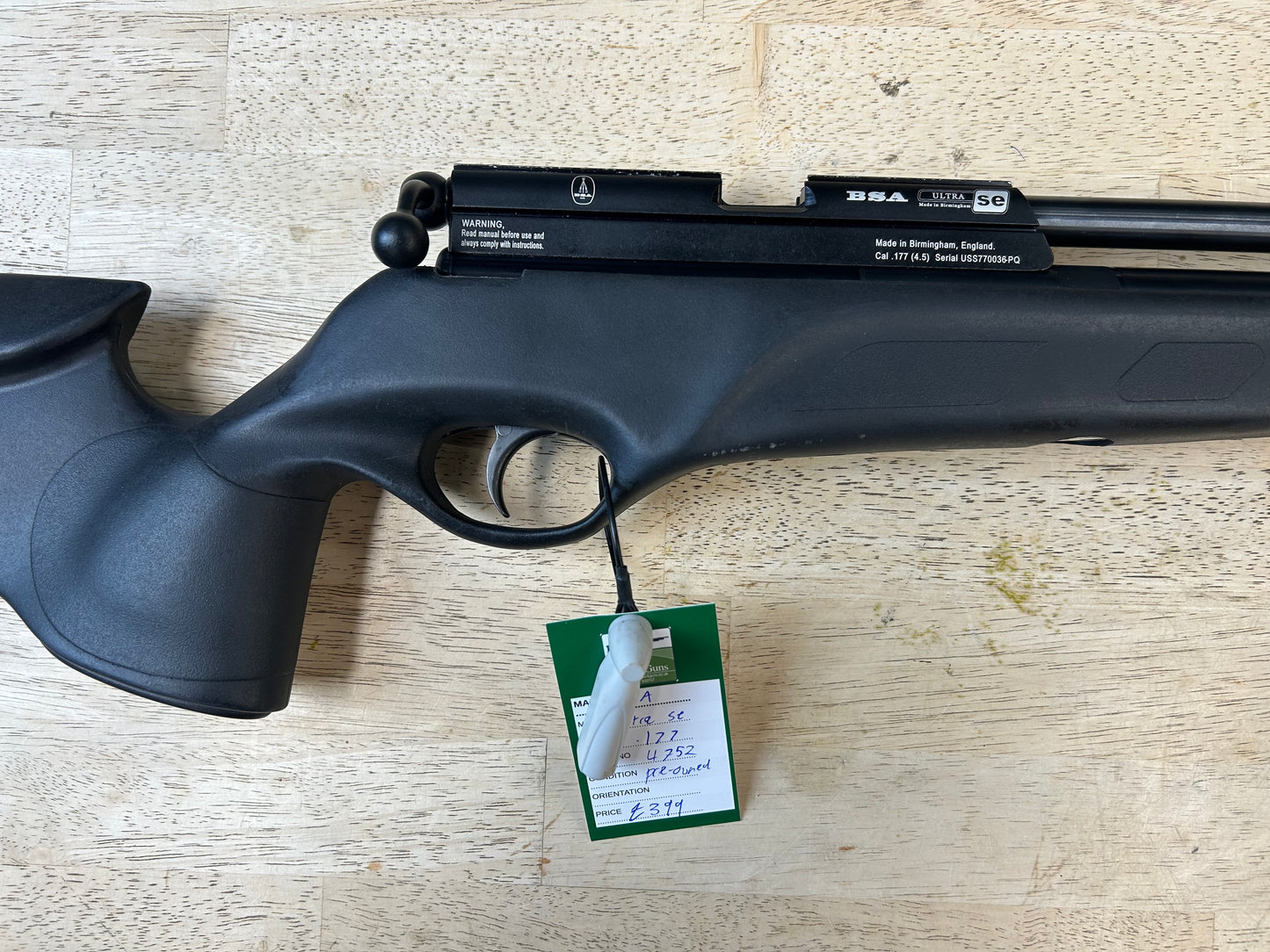 BSA ULTRA .177 SINGLE SHOT GOOD CONDITION